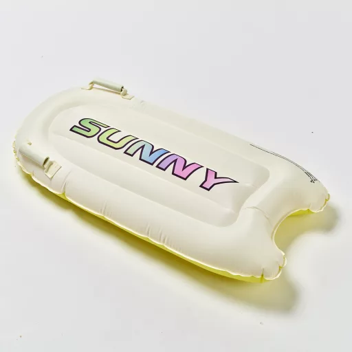 Sunnylife gyerek felfújható szörfdeszka - Pool Party Cream and Charcoal