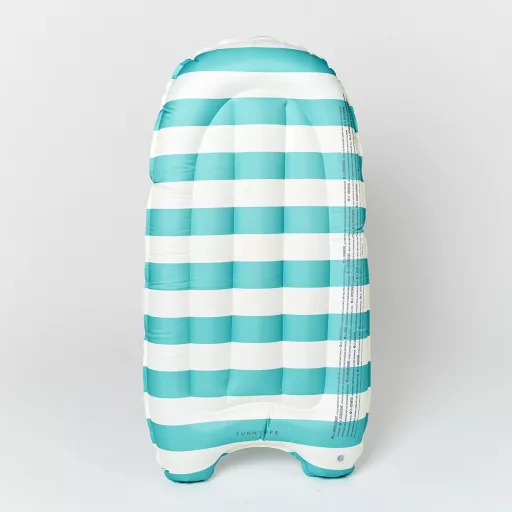 Sunnylife gyerek felfújható szörfdeszka - Poppy the Peach Green Stripe 