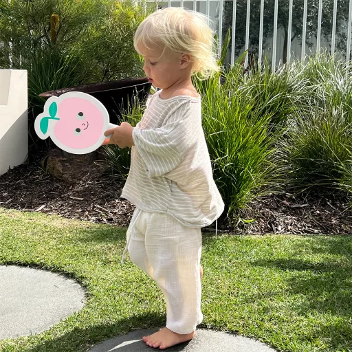 Sunnylife tépőzáras labdaelkapó játék - Poppy the Peach Multi 