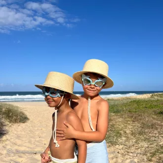 Sunnylife gyerek úszószemüveg Mini Salty the Shark Aqua