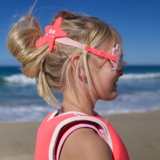 Sunnylife gyerek úszószemüveg - Mini Melody the Mermaid Neon Strawberry