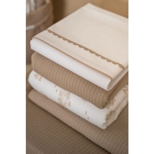 Little Dutch muszlin gumis lepedő 70x140 cm - beige