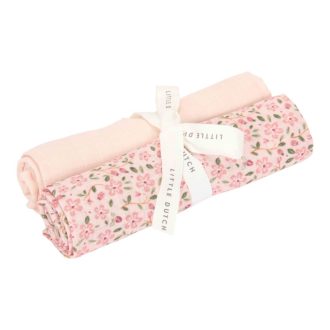   Little Dutch muszlin textilpelenka 70x70 cm 2 db Fairy Floral & Blossom